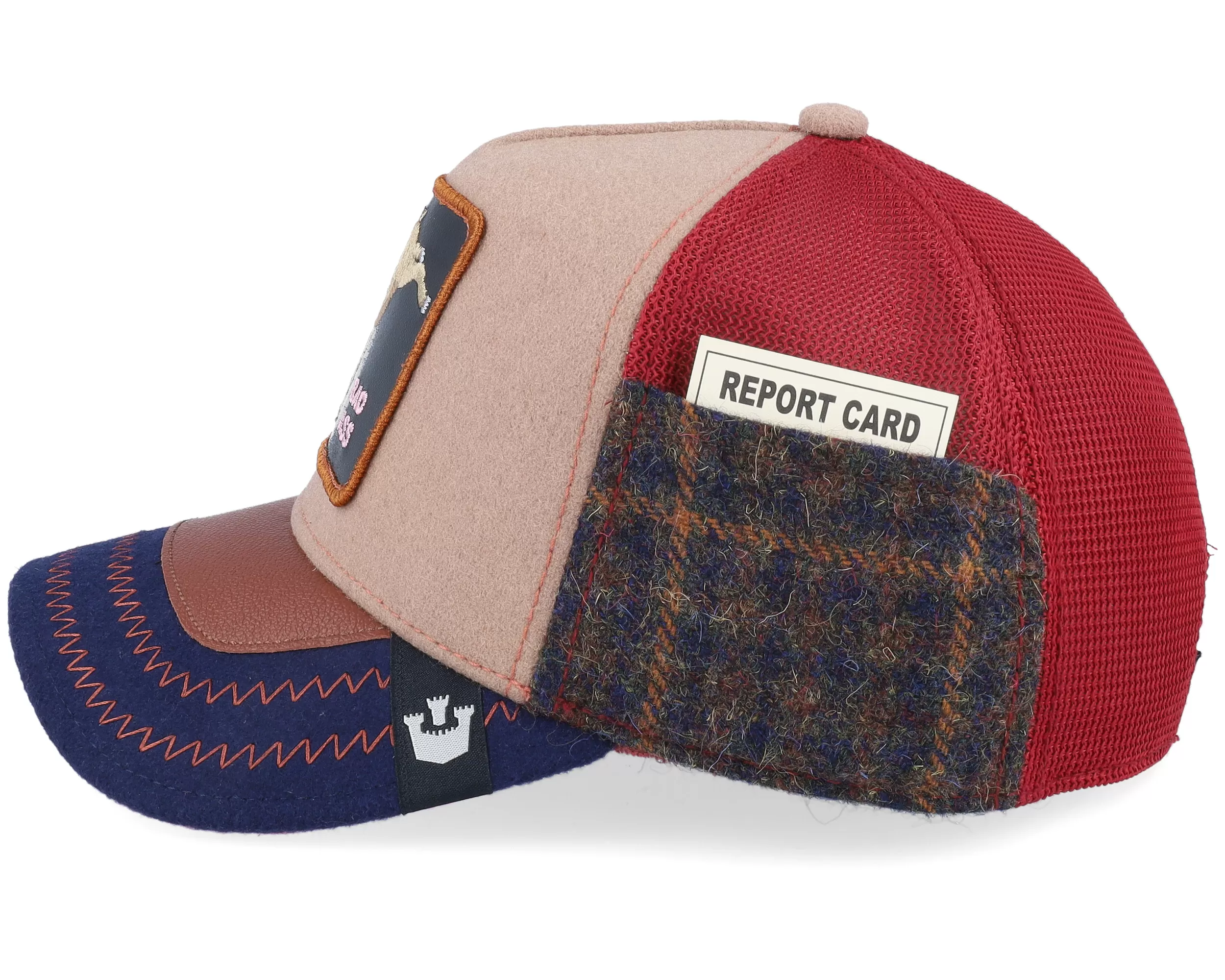 Detention Seeker Ass Play Khaki Trucker - Goorin Bros. 5 Detention Seeker Ass Play Khaki Trucker - Goorin Bros. - Image 5