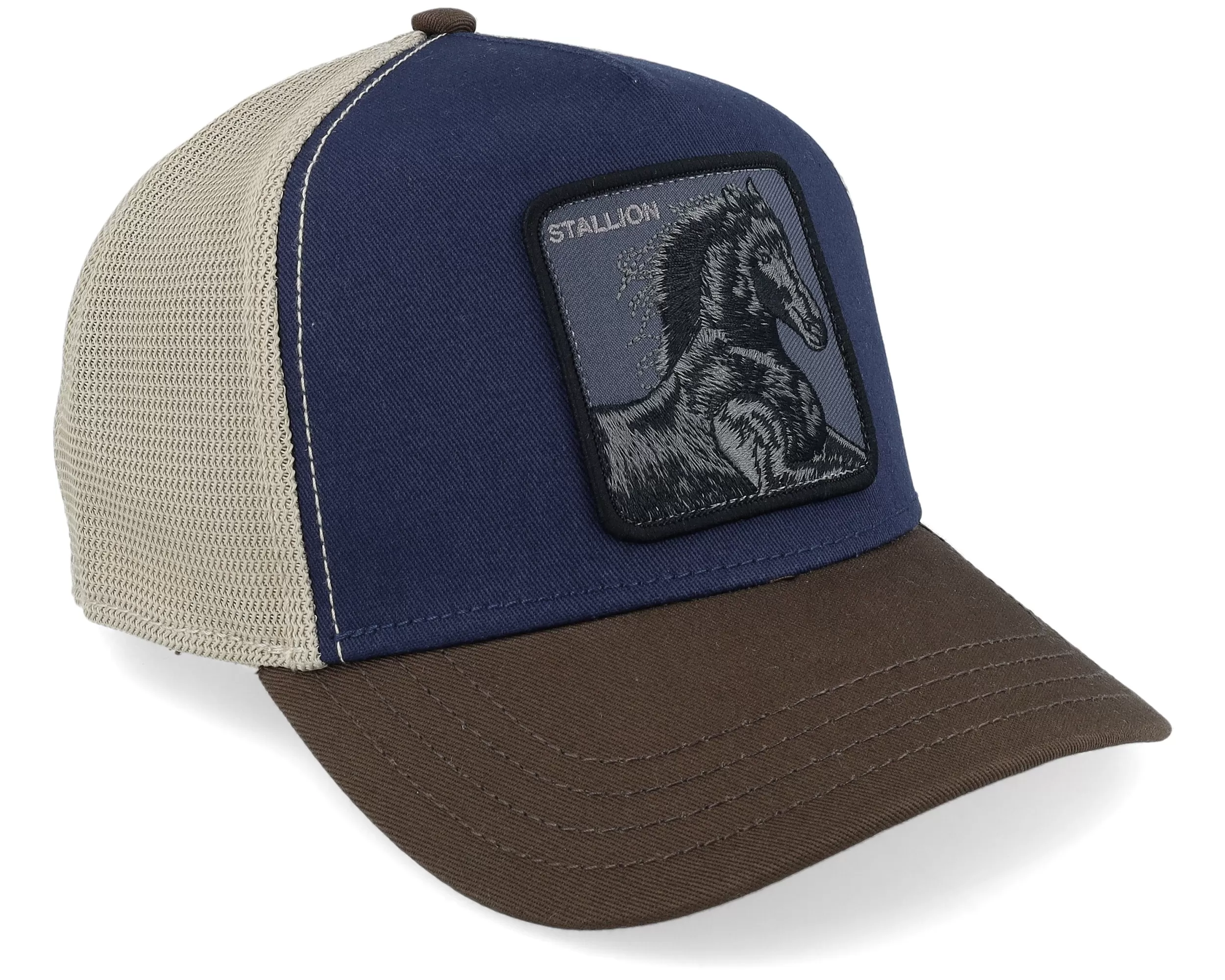 Premium Stallion Navy Trucker - Goorin Bros. 2 Premium Stallion Navy Trucker - Goorin Bros. - Image 2