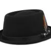 Pork Pie Woolfelt Black - Stetson