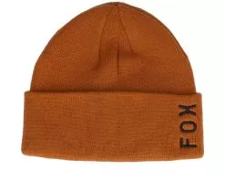 Women Wordmark Beanie Burnt Orange Cuff - Fox