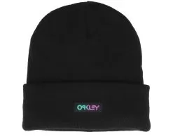 B1b Gradient Patch Beanie Blackout Cuff - Oakley
