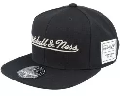 Pinscript Dynasty Foundation Black Fitted - Mitchell & Ness