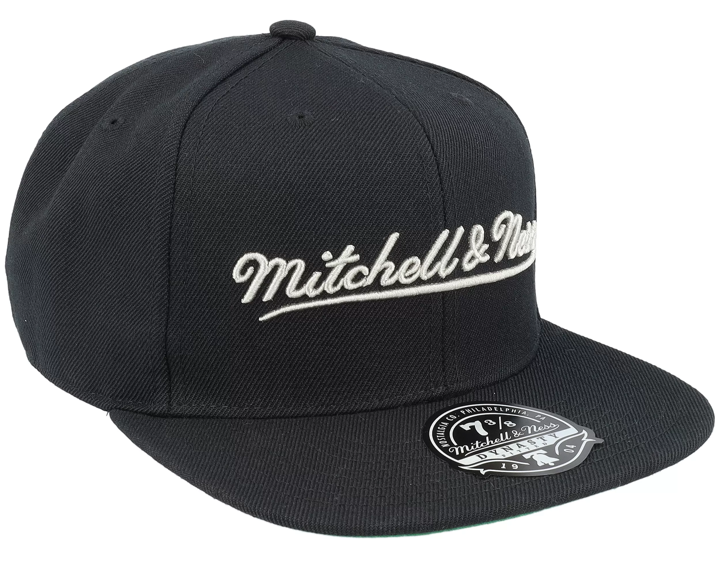 Pinscript Dynasty Foundation Black Fitted - Mitchell & Ness 2 Pinscript Dynasty Foundation Black Fitted - Mitchell & Ness - Image 2