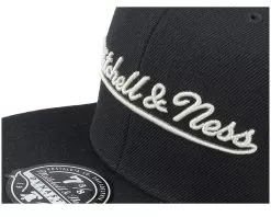 Pinscript Dynasty Foundation Black Fitted - Mitchell & Ness 11 Pinscript Dynasty Foundation Black Fitted - Mitchell & Ness -Fashion Hat Online 195563047453 6