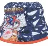 Shattered Big Face Navy Bucket - Mitchell & Ness