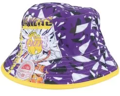Shattered Big Face Purple Bucket - Mitchell & Ness