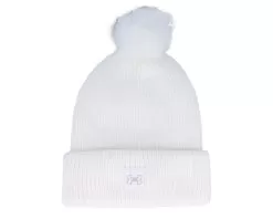 Halftime Ribbed White/White/Ghost Gray Pom - Under Armour