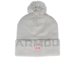 Halftime Fleece Ghost Gray/Tin/Bolt Red Pom - Under Armour