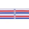 6 Pack Mini Royal/Red/White Headbands - Under Armour