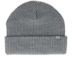 Set Usual Beanie Heather Grey Cuff - HUF