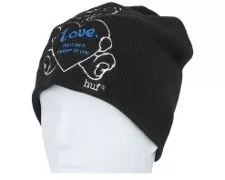 Bad News Black Beanie - HUF -Fashion Hat Online 196377083576 3