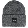 Melange Box Logo Beanie Black Cuff - HUF
