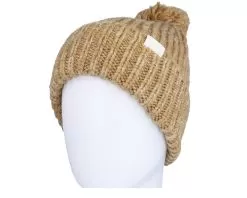 Cozy Chunky Beanie Almond/Wheat Pom - The North Face -Fashion Hat Online 196573243545 3
