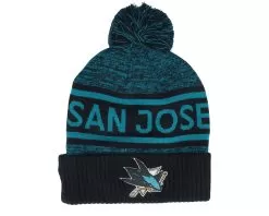Authentic Pro Rink Black/Teal Pom - Fanatics