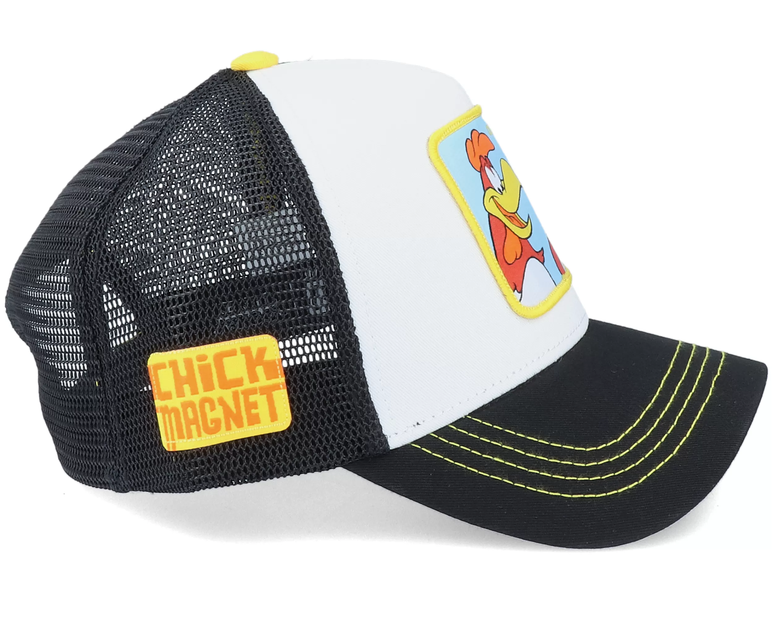 Looney Tunes Foghorn Leghorn White/Black Trucker - Capslab 3 Looney Tunes Foghorn Leghorn White/Black Trucker - Capslab - Image 3