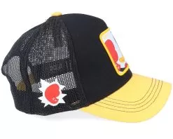 Looney Tunes Daffy Duck Black/Yellow Trucker - Capslab -Fashion Hat Online 3614000980377 3