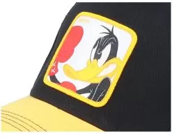 Looney Tunes Daffy Duck Black/Yellow Trucker - Capslab -Fashion Hat Online 3614000980377 5