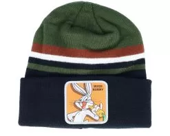 Looney Tunes Bugs Bunny Black/Green/White/Brown Cuff - Capslab