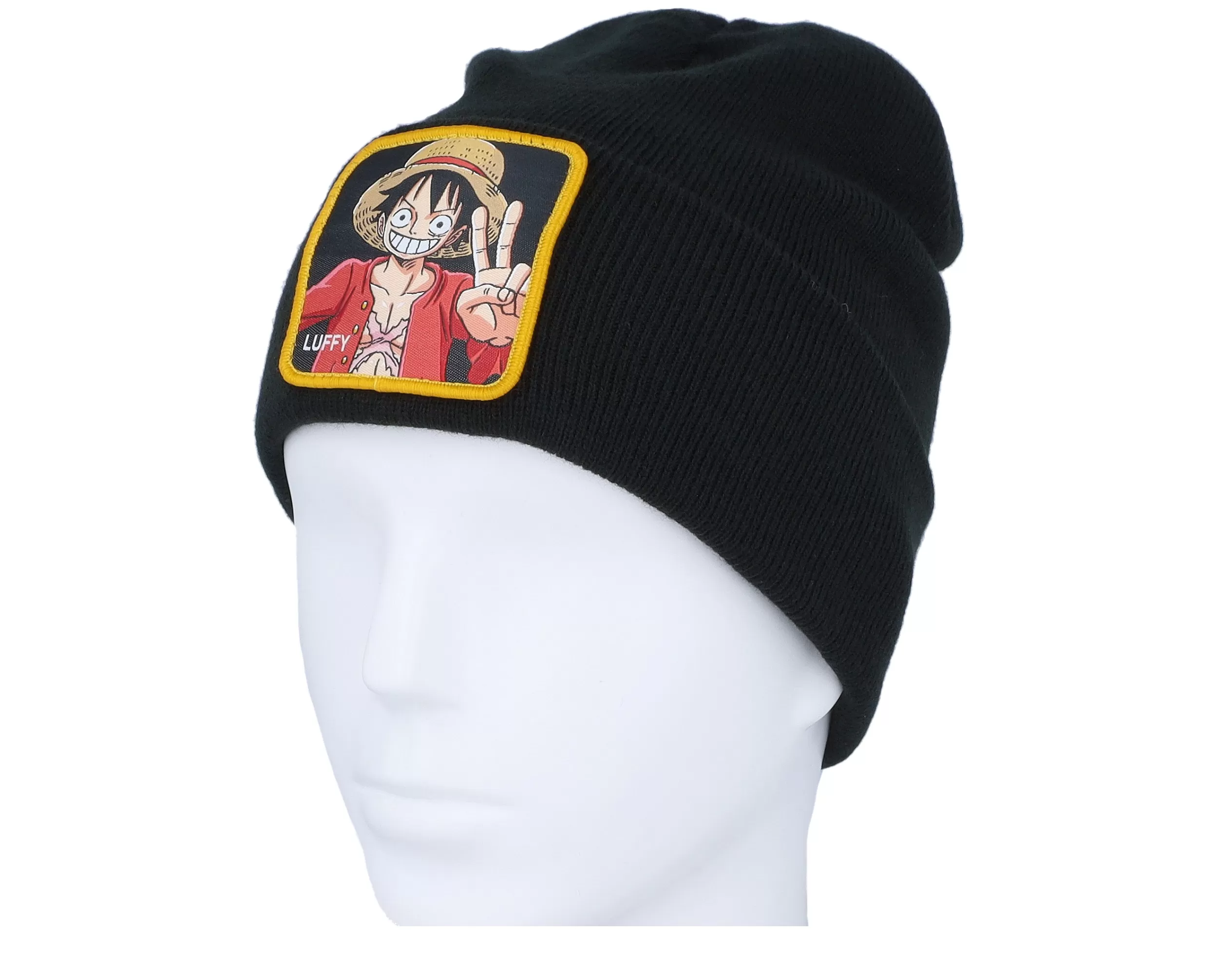 One Piece Luffy Beanie Black Cuff - Capslab 3 One Piece Luffy Beanie Black Cuff - Capslab - Image 3