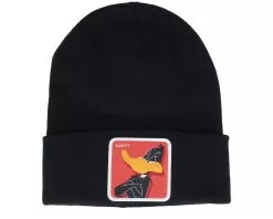 Looney Tunes Daffy Duck Beanie Black Cuff - Capslab