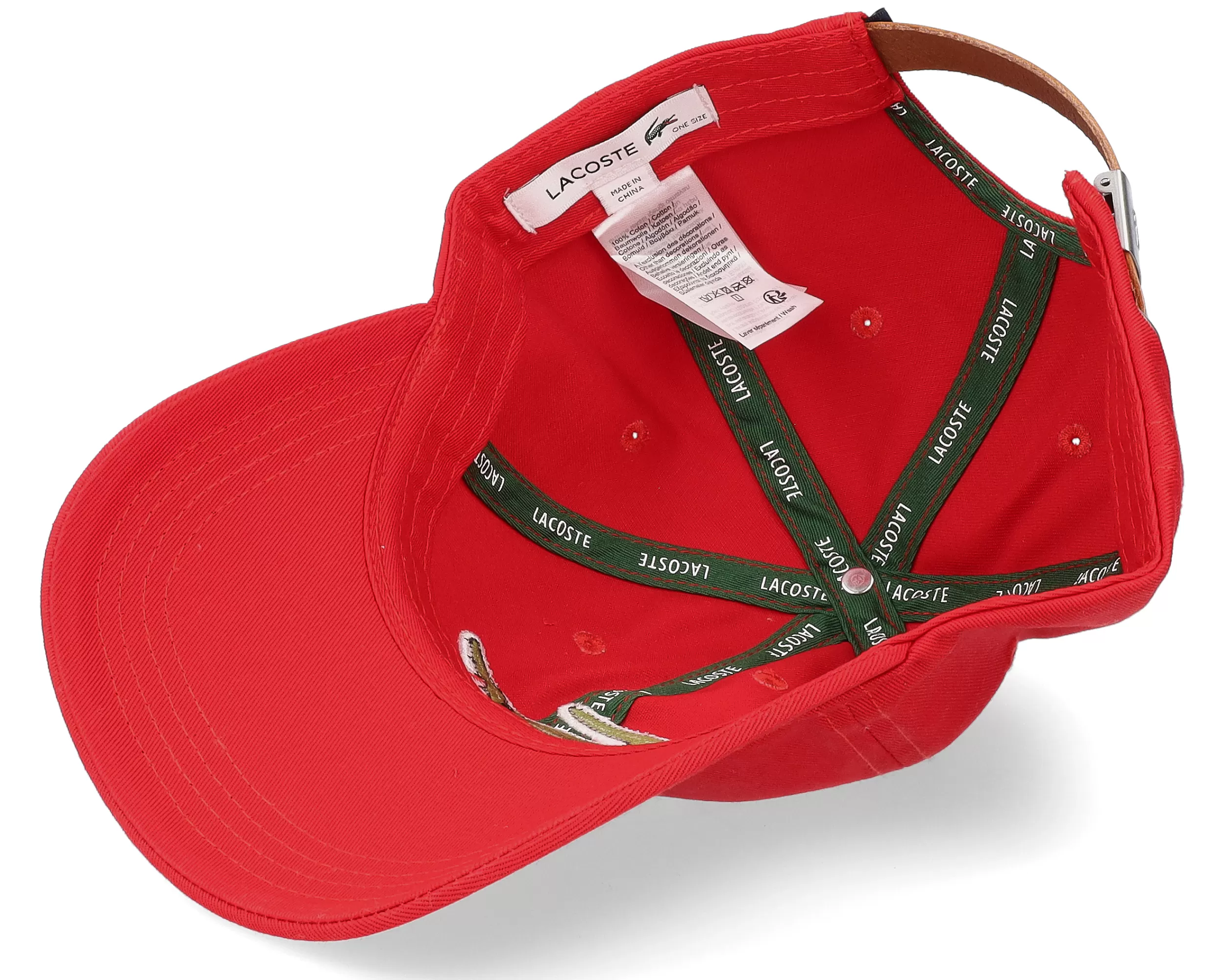 Red Dad Cap - Lacoste 5 Red Dad Cap - Lacoste - Image 5