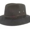 Ava Waxed Cotton Brown Trilby - Stetson