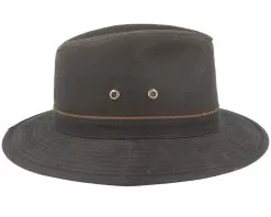 Ava Waxed Cotton Brown Trilby - Stetson 7 Ava Waxed Cotton Brown Trilby - Stetson -Fashion Hat Online 4043898058315 3