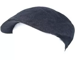 Ivy Linen Dark Grey Flat Cap - Stetson -Fashion Hat Online 4043898358897 5