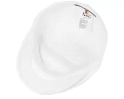 Ivy Cotton White Flat Cap - Stetson -Fashion Hat Online 4043898369183 4