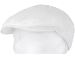 Ivy Cotton White Flat Cap - Stetson -Fashion Hat Online 4043898369183 5