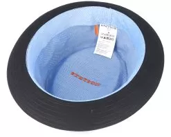 Cotton Black Pork Pie - Stetson -Fashion Hat Online 4043898555081 4