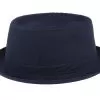 Cotton Navy/Gun Metal Pork Pie - Stetson