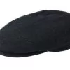 Kent Wool/Cashmere Black Flat Cap - Stetson