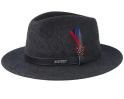 Woolfelt Mix Black/Black Traveller - Stetson
