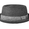 Toyo Heather Black Porkpie - Stetson
