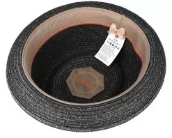 Toyo Heather Black Porkpie - Stetson 7 Toyo Heather Black Porkpie - Stetson -Fashion Hat Online 4043898711180 4