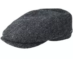Driver Wool Grey Flat Cap - Stetson