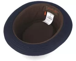 Wool Navy Pork Pie - Stetson -Fashion Hat Online 4043898794800 4