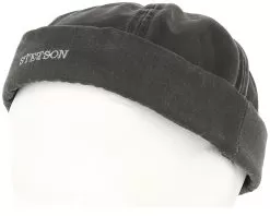 Docker Co/Pe Black Short Beanie - Stetson -Fashion Hat Online 4043898881692 3