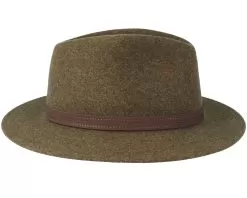 Woolfelt Dark Olive Traveller - Stetson 6 Woolfelt Dark Olive Traveller - Stetson -Fashion Hat Online 4043898894081 3