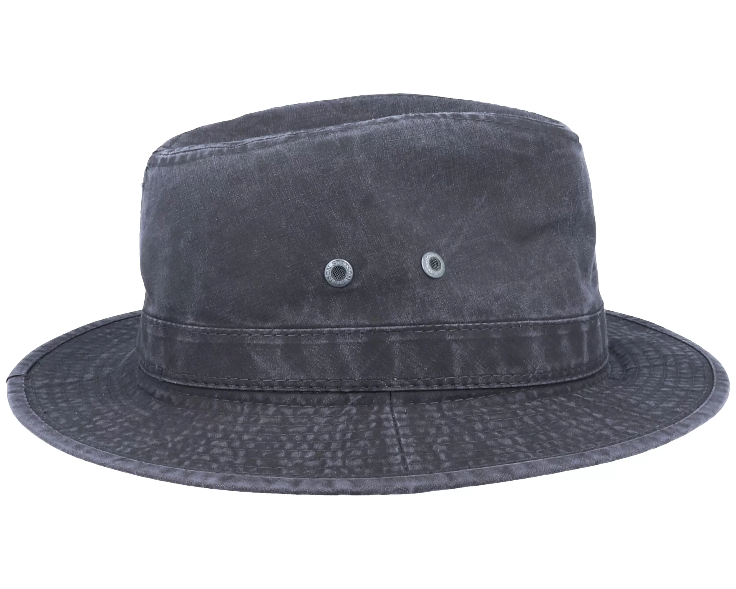 Tller Delave Organic Cotton Black Fedora - Stetson 3 Tller Delave Organic Cotton Black Fedora - Stetson - Image 3