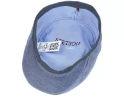 Ivy Linen Blue Flat Cap - Stetson -Fashion Hat Online 4043898944502 4