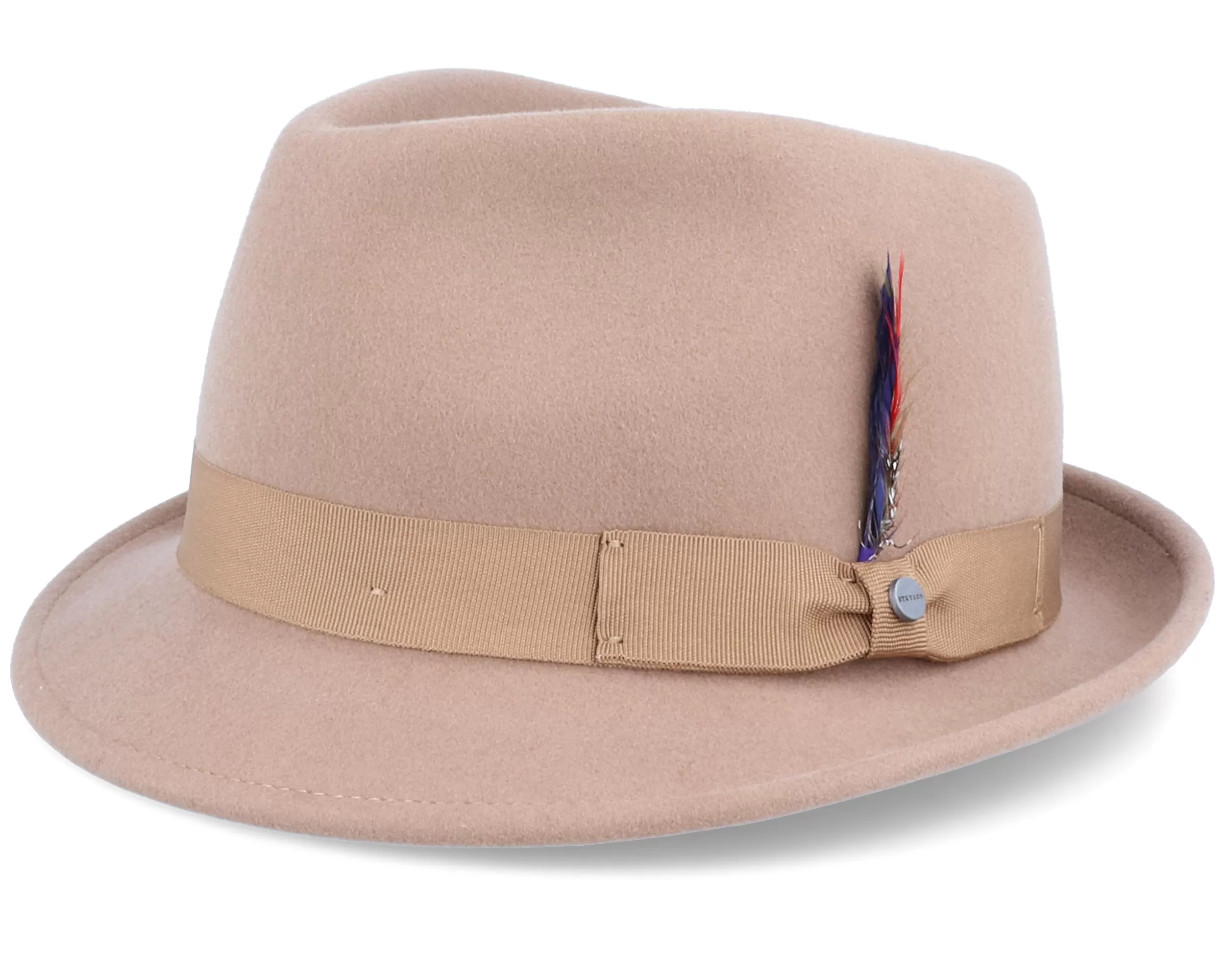 Woolfelt Khaki Trilby - Stetson 1 Woolfelt Khaki Trilby - Stetson