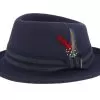 Player Woolfelt Navy/Gunmetal Trilby - Stetson