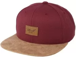 Suede Maroon Snapback - Reell