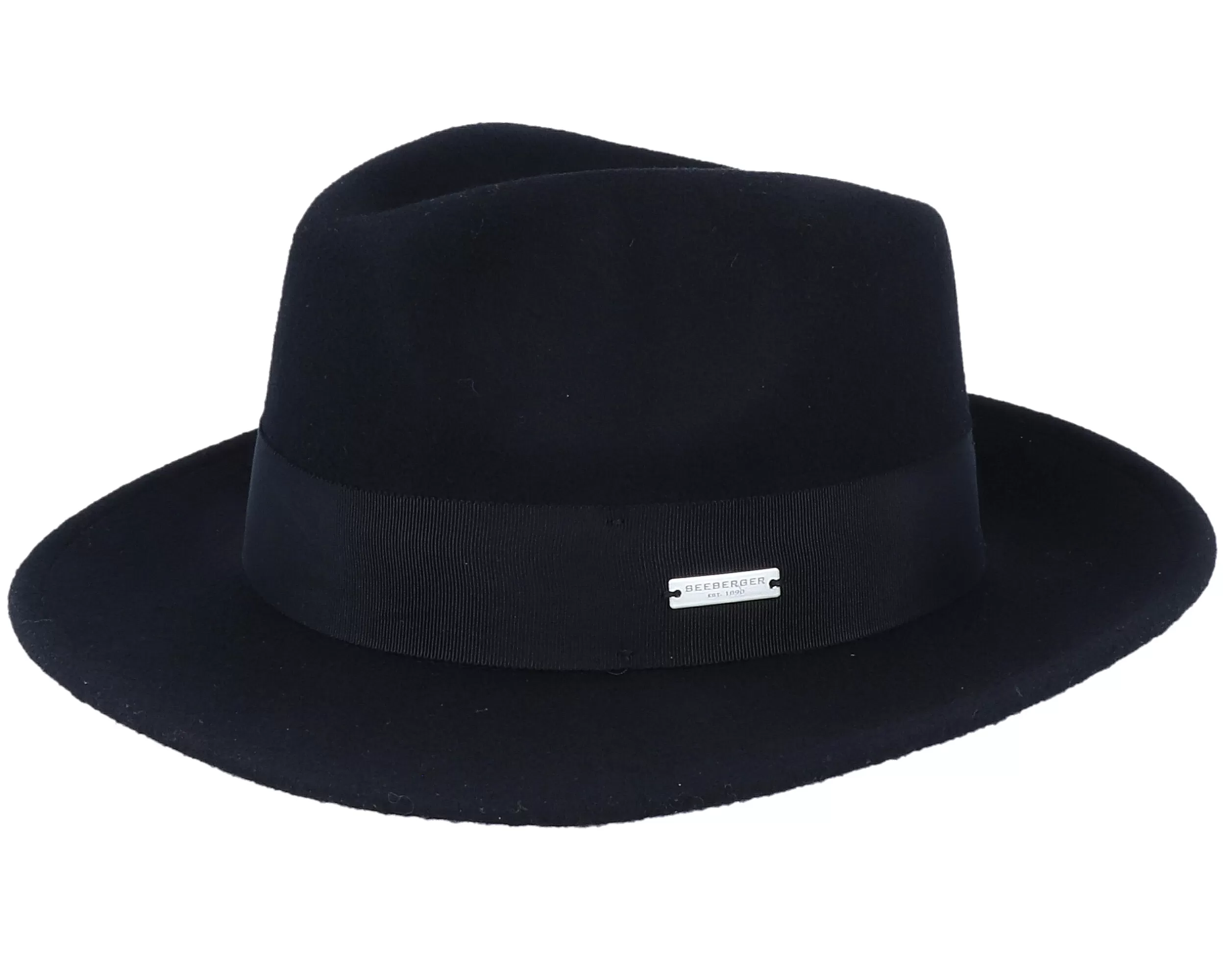 Filzbogart Black Fedora - Seeberger 1 Filzbogart Black Fedora - Seeberger