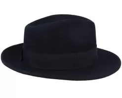 Filzbogart Black Fedora - Seeberger 6 Filzbogart Black Fedora - Seeberger -Fashion Hat Online 4056623899282 3