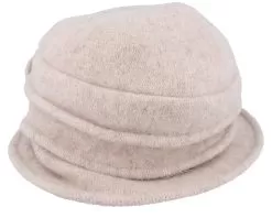 Boiled Wool Beige Cloche - Seeberger