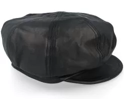 Leather Balloon Black Vega Cap - Seeberger 7 Leather Balloon Black Vega Cap - Seeberger -Fashion Hat Online 4062845102352 3