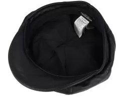 Leather Balloon Black Vega Cap - Seeberger 8 Leather Balloon Black Vega Cap - Seeberger -Fashion Hat Online 4062845102352 4